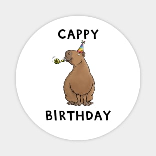 Capybara Birthday Pun Magnet